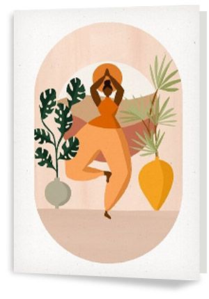 Tree Pose Plant Card